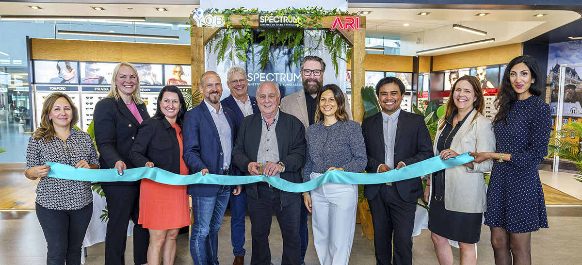 Ribbon cutting at Spectrum